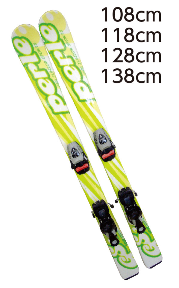 ジュニアスキーセット Perle GS300 LIME